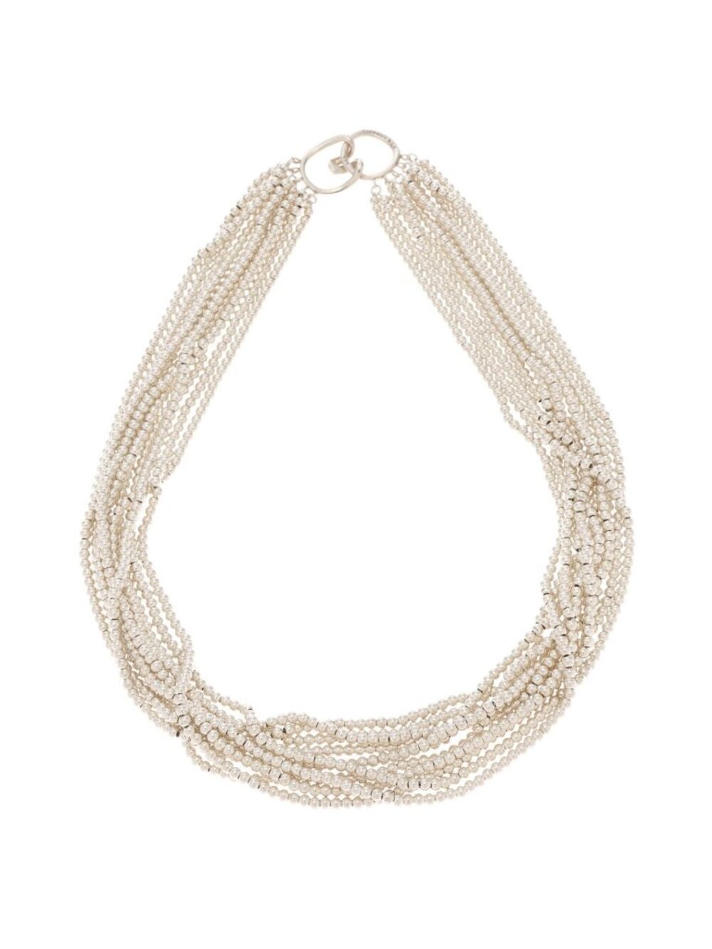 Tiffany & Co Ball Chain NC Vintage Necklace 925 Sterling Silver